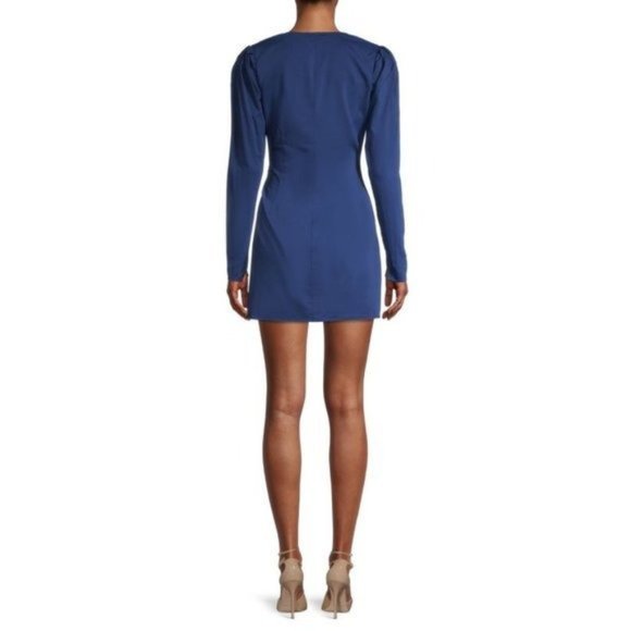 WEWOREWHAT Blanca Wrap Mini Dress - Small - Picture 2 of 4